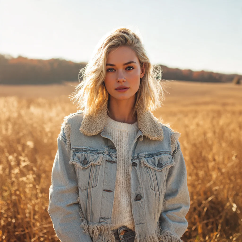 Western Fall Outfits: 20 Timeless Looks for Autumn Style 1 Denim and Fringe Western Fall Outfits