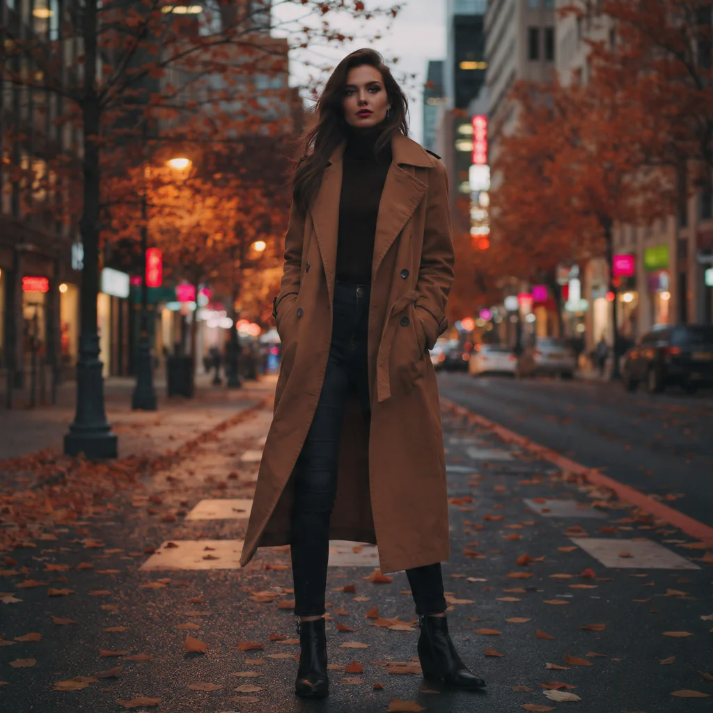 Fall Outfit Ideas for Every Occasion: Evening Stroll After Sunset