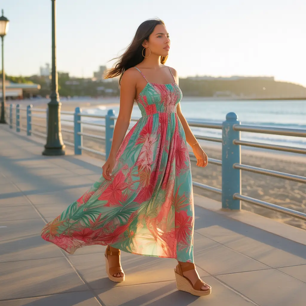 Flowy Floral Maxi Dress