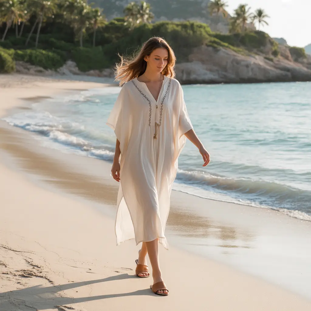 Flowy Kaftans for Beach Days