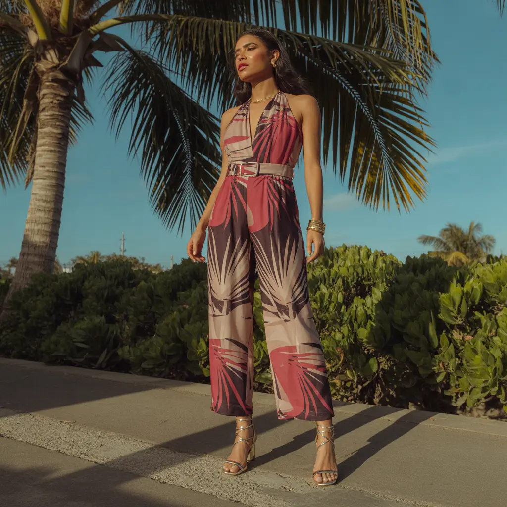 Halter Neck Jumpsuit