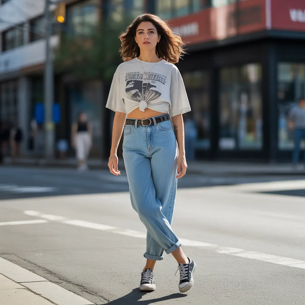 18 Best Vintage 90s Summer Outfits for Effortless Cool Style 12 High-Waisted Mom Jeans Coolness