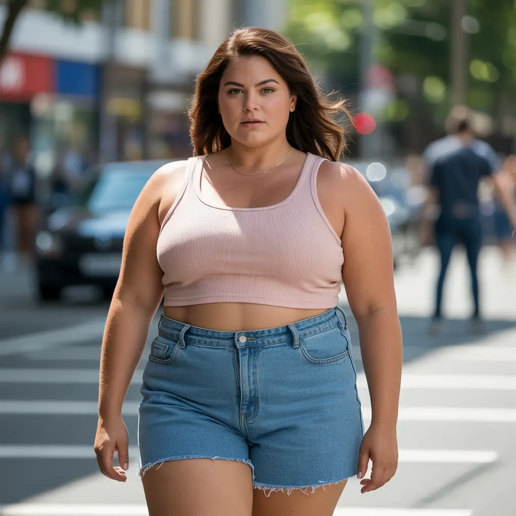 High-Waisted Shorts and Crop Tops