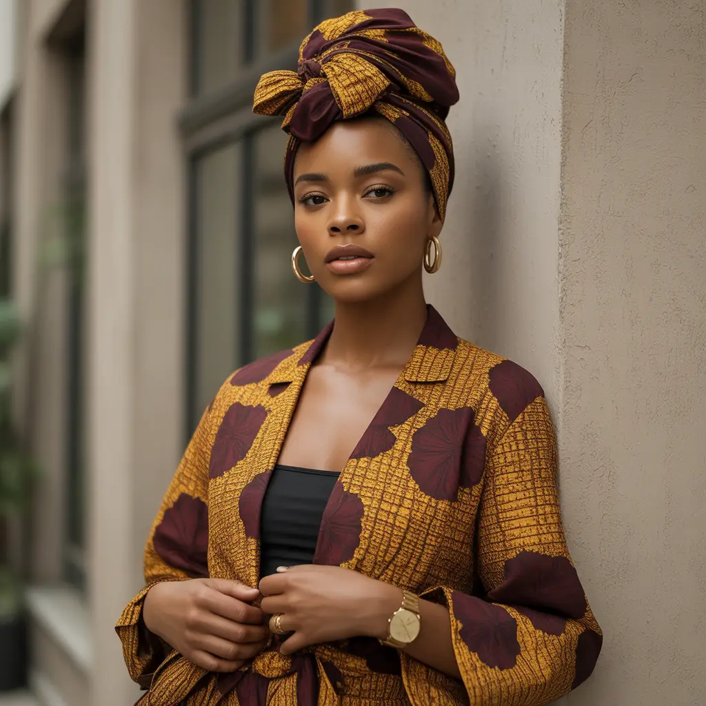 Matching Headwraps and Outfits