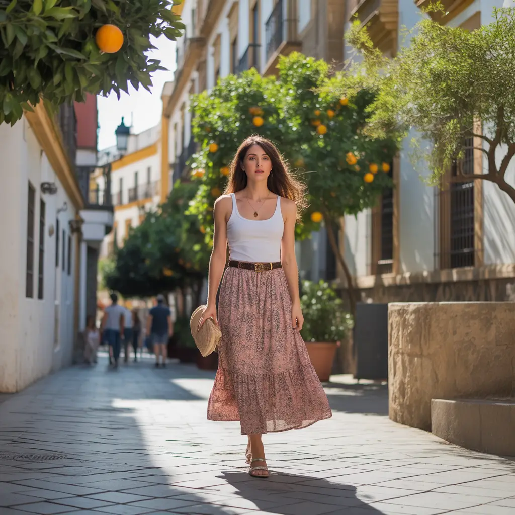 Maxi Skirts with Tank Tops