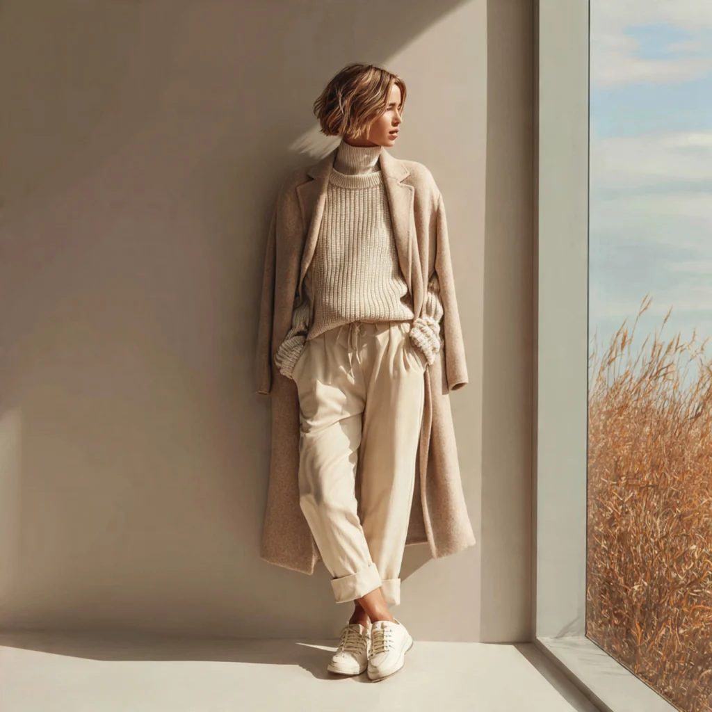 Monochrome Layers in Earth Tones