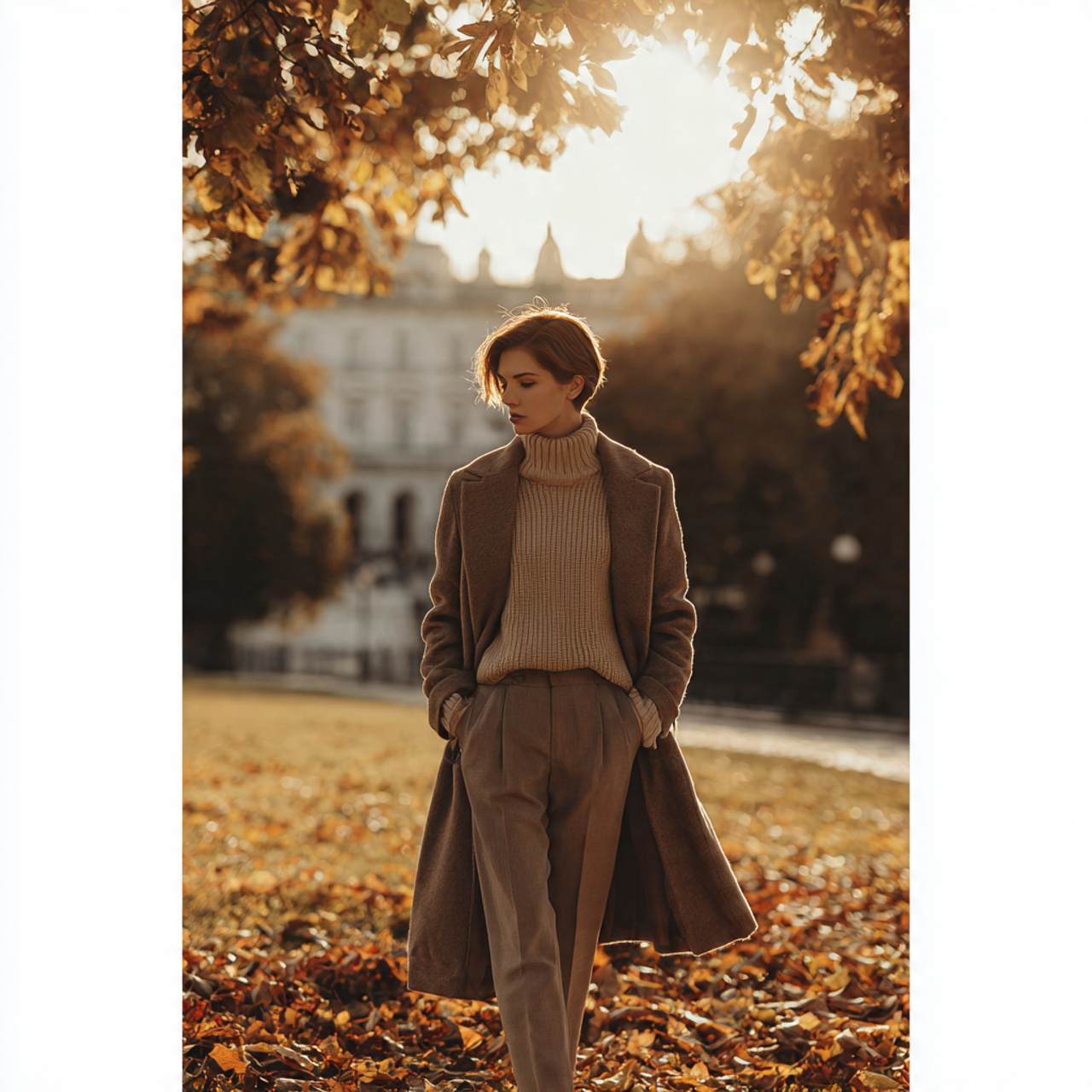 Monochrome Taupe or Camel Layering