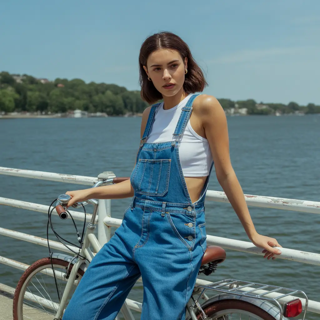 18 Best Vintage 90s Summer Outfits for Effortless Cool Style 13 Overall Revival