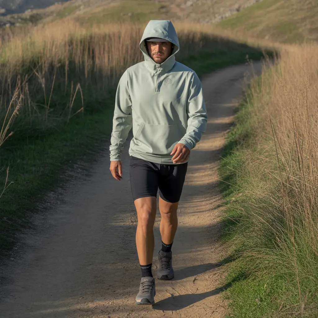 Performance Hoodie and Biker Shorts