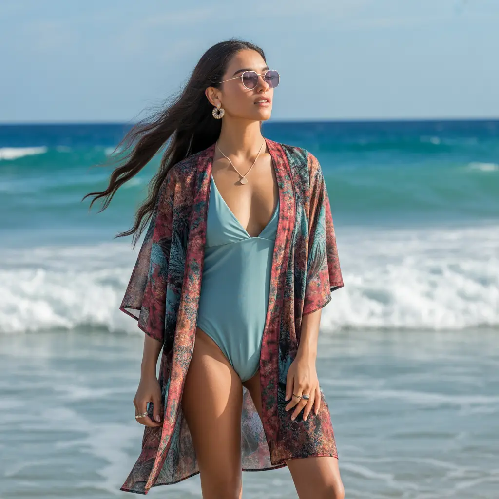 Printed Kaftan or Kimono