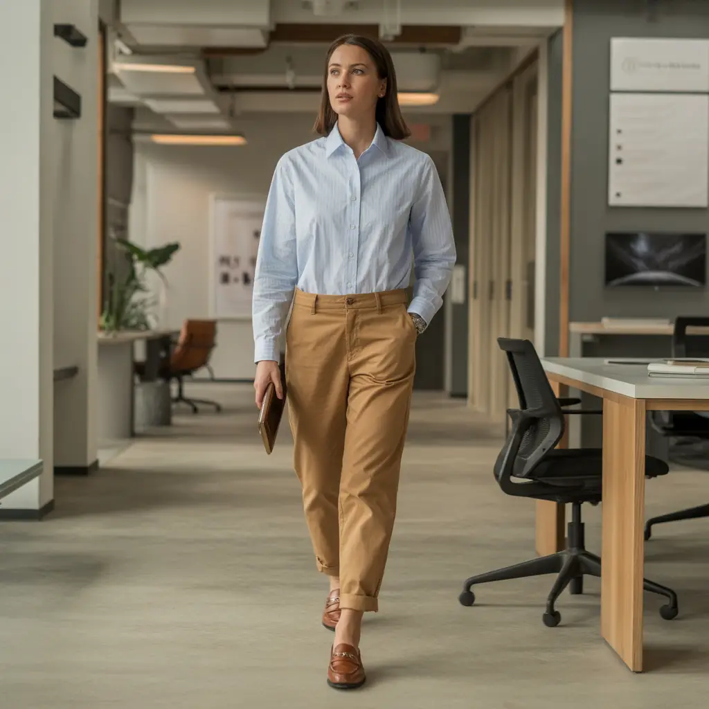 Seersucker Shirt with Chinos