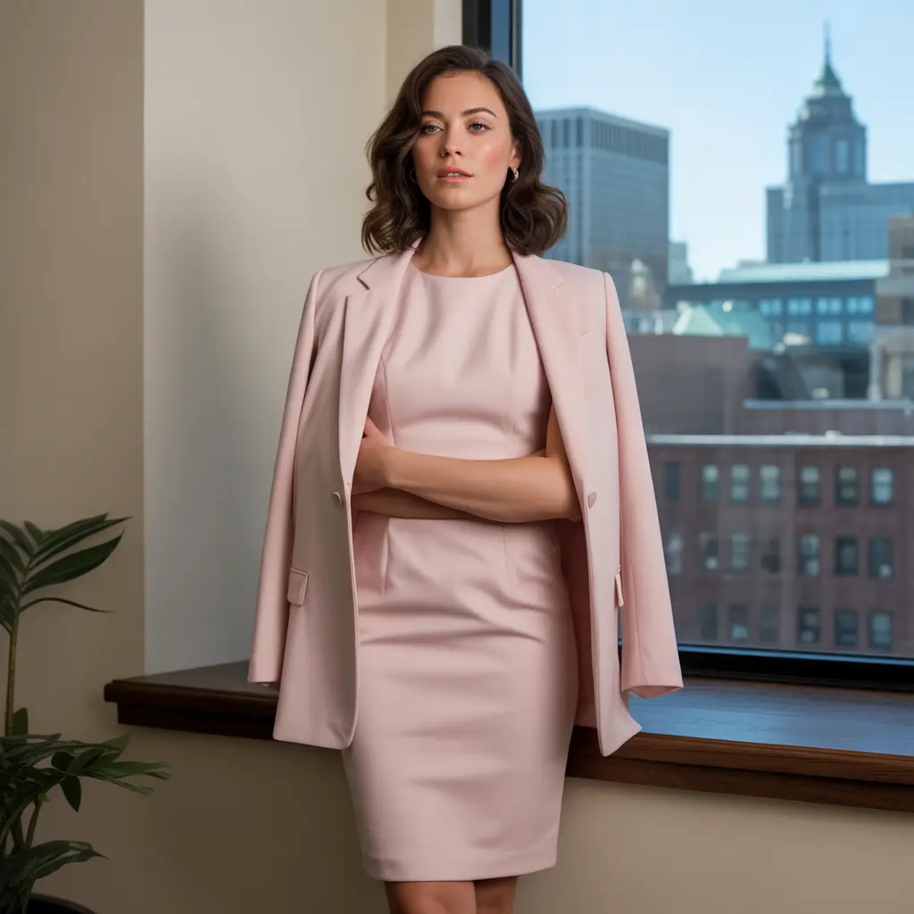 Sheath Dress in Light Fabric