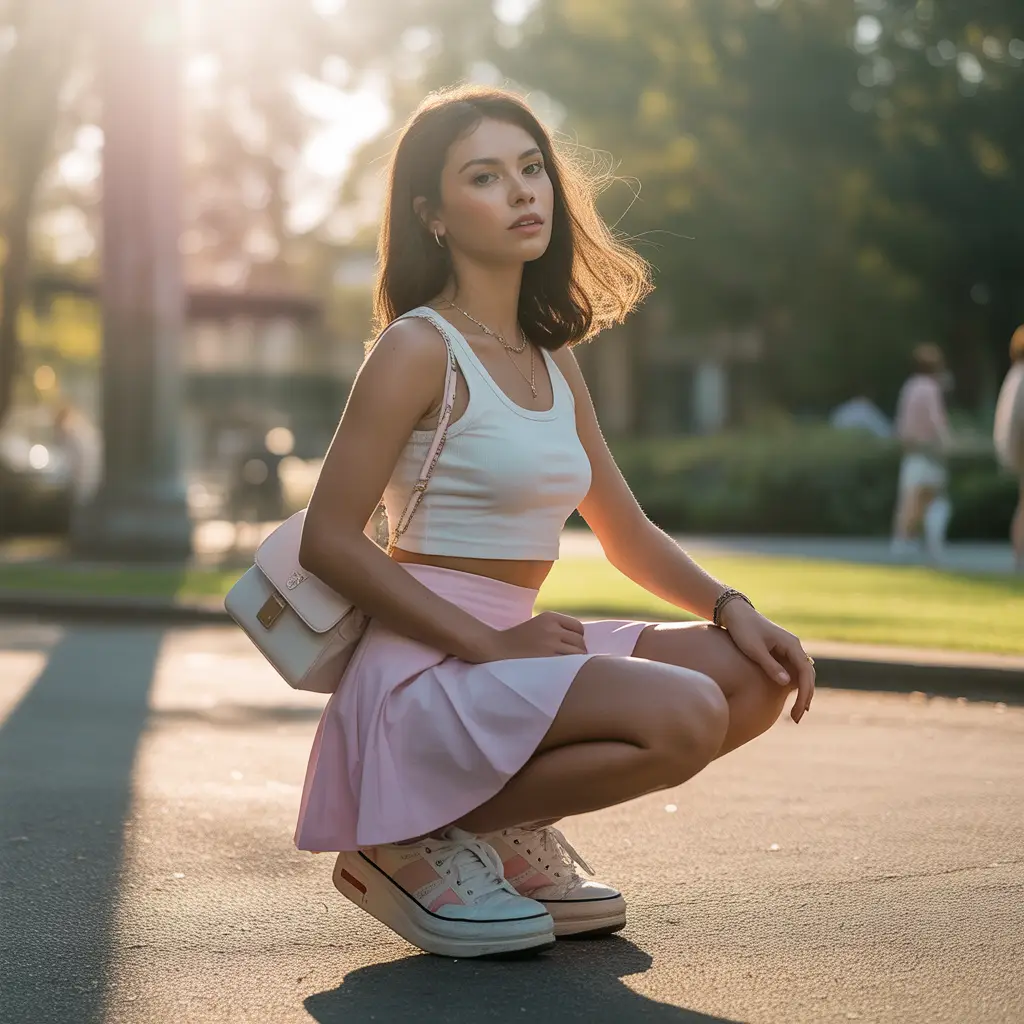 Soft Girl Aesthetic Outfit