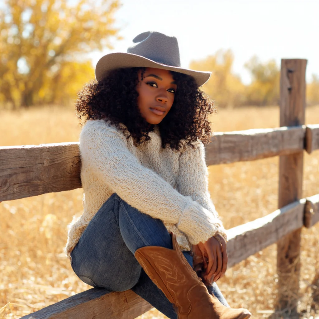 Western Fall Outfits: 20 Timeless Looks for Autumn Style 10 Western Fall Outfits with Hats