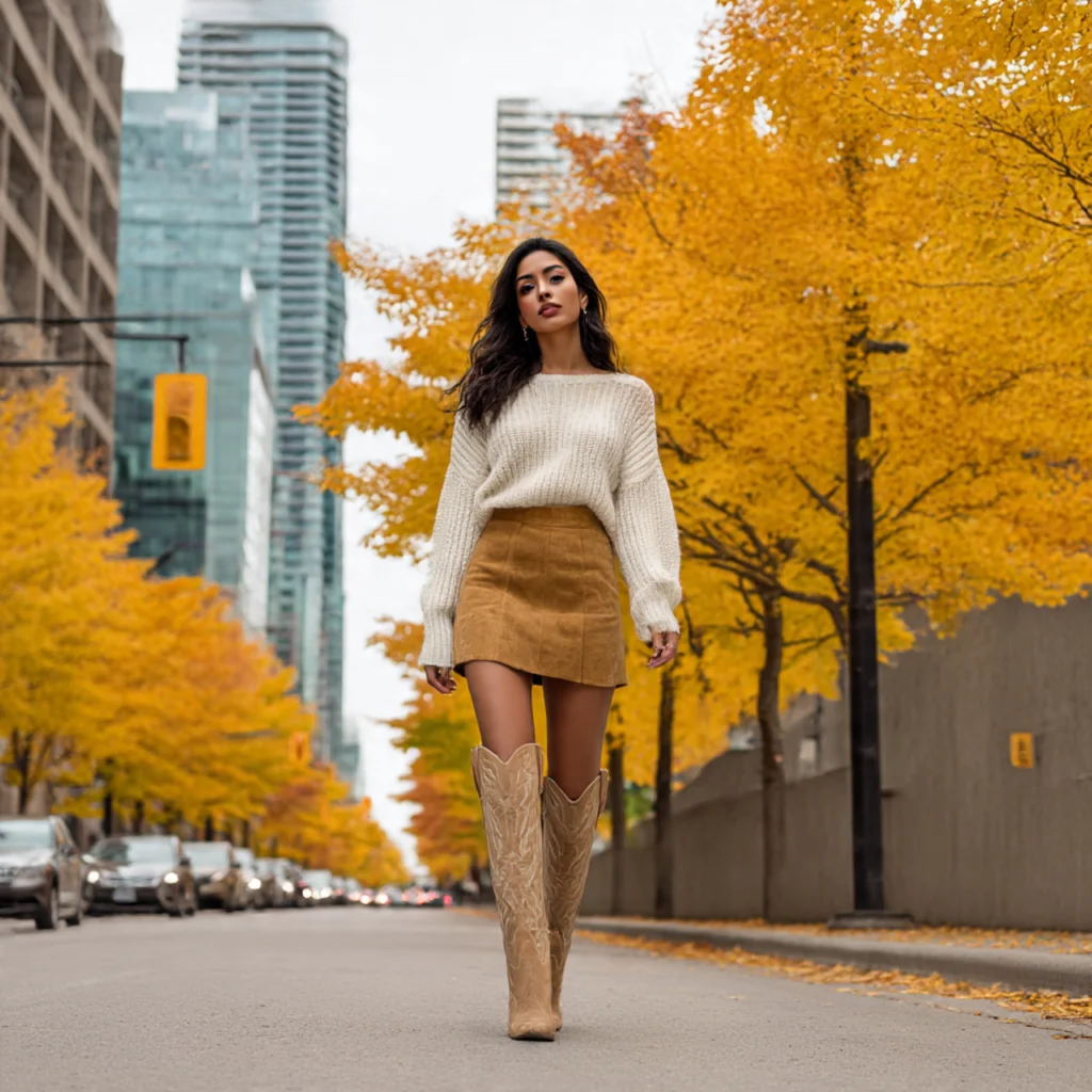 Western Fall Outfits: 20 Timeless Looks for Autumn Style 12 Western Fall Outfits with Skirts