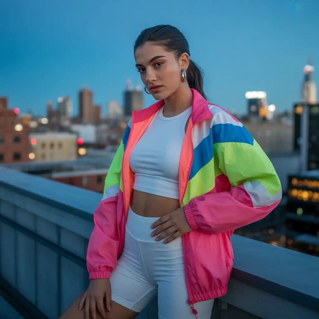 18 Best Vintage 90s Summer Outfits for Effortless Cool Style 17 Windbreaker Aesthetic