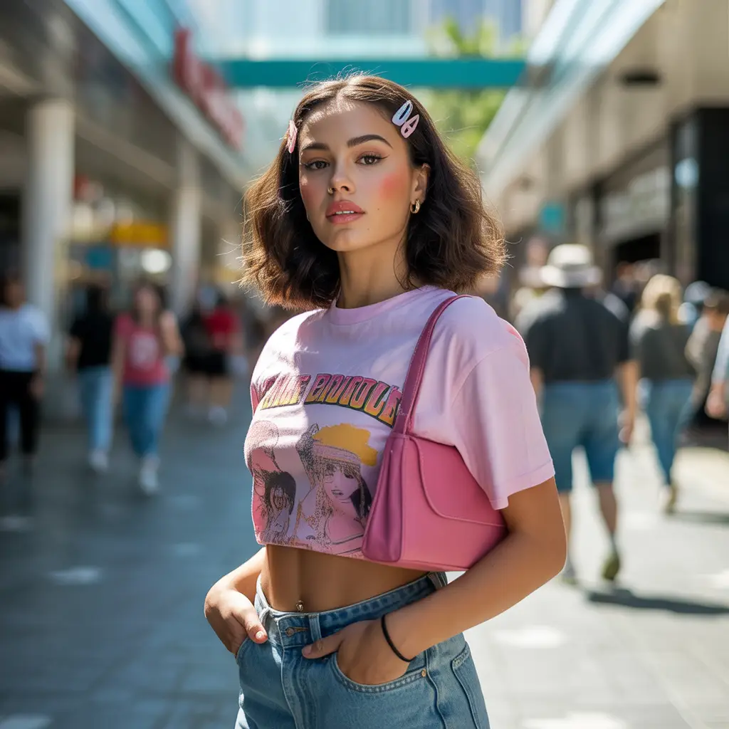 18 Best Vintage 90s Summer Outfits for Effortless Cool Style 8 Y2K-Inspired Baby Tee Look