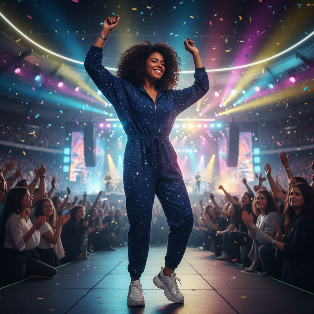 Galactic Glitter Jumpsuit