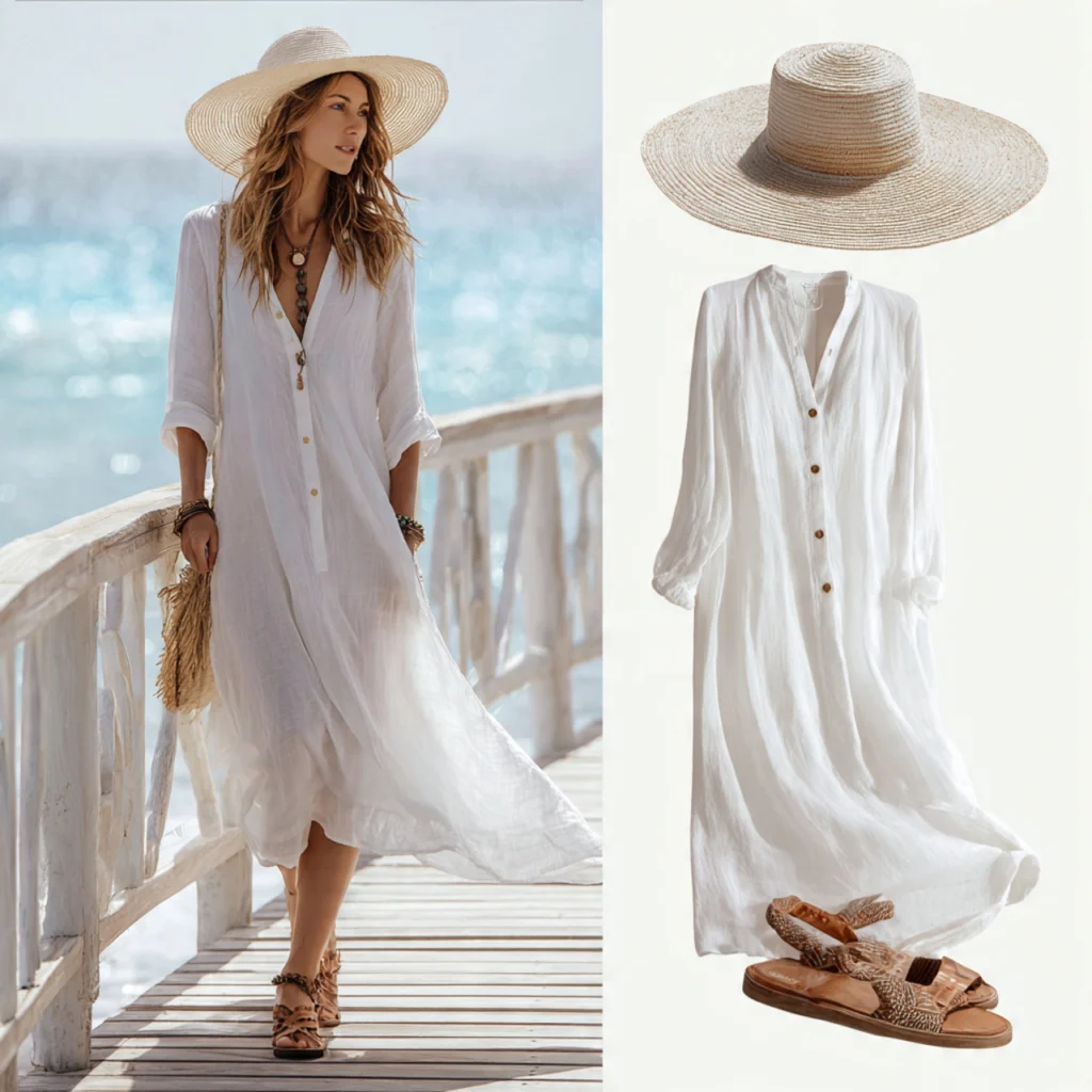 All White Party Outfits for Beach or Boat Party