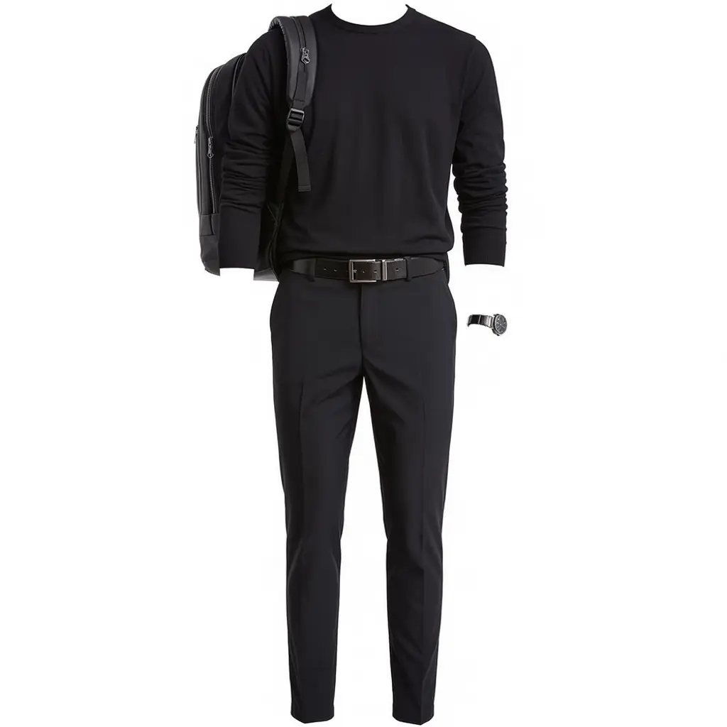 Back to School Outfits Highschool Black – Black With Metallic Accent