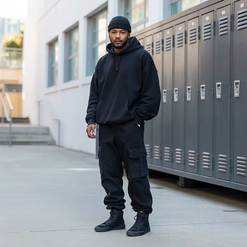 Back to School Outfits Highschool Black – Streetwear Black Pop