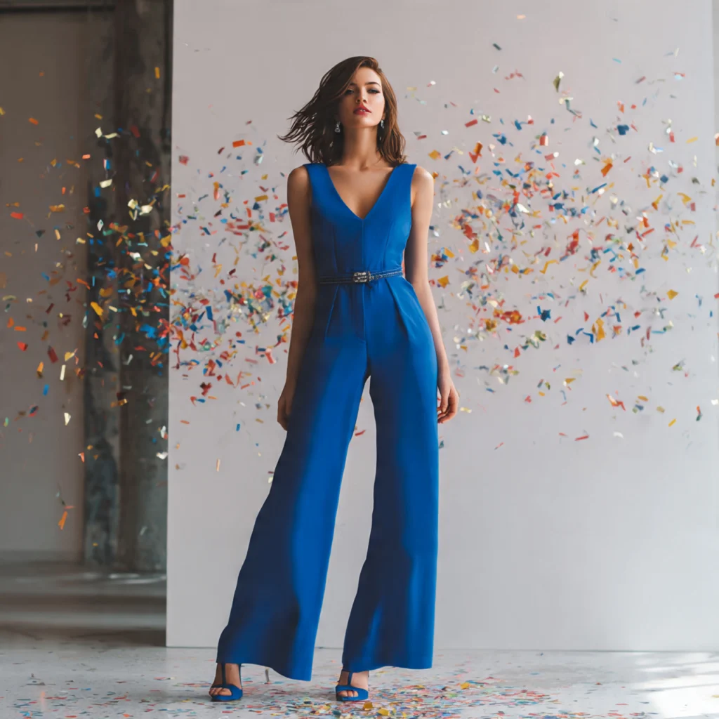Birthday Party Outfits: Statement Jumpsuit with Wide Legs