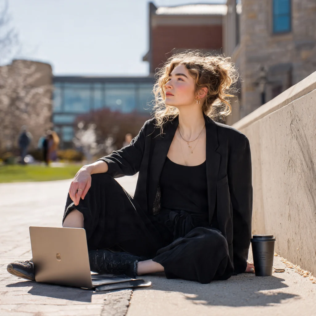 Black Back to School Outfits With Convertible Layers