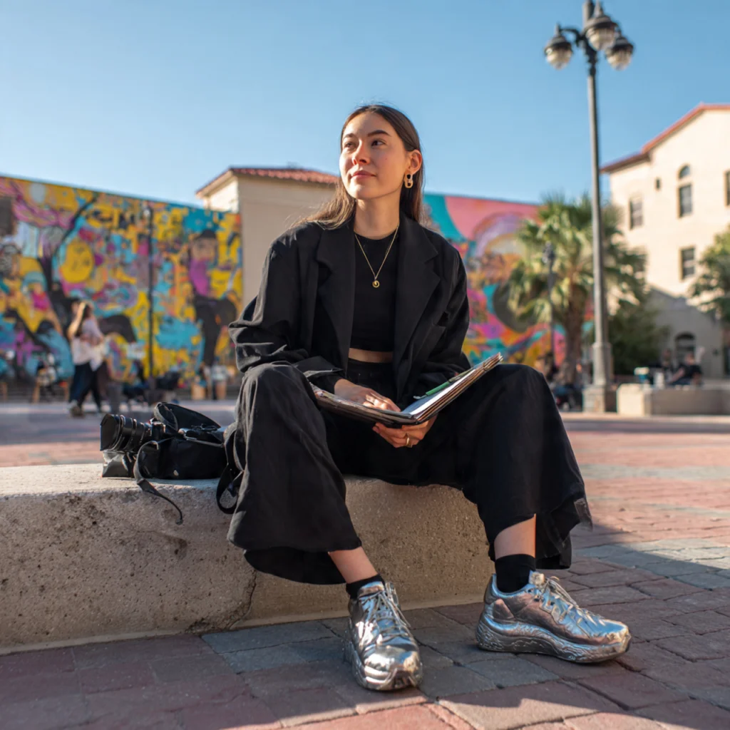 Black Back to School Outfits for Creative Majors