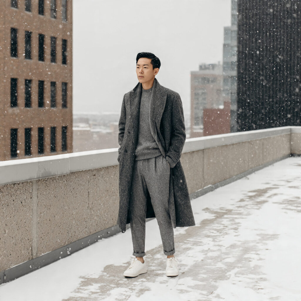 Blazer-Layered Winter Fashion Outfits