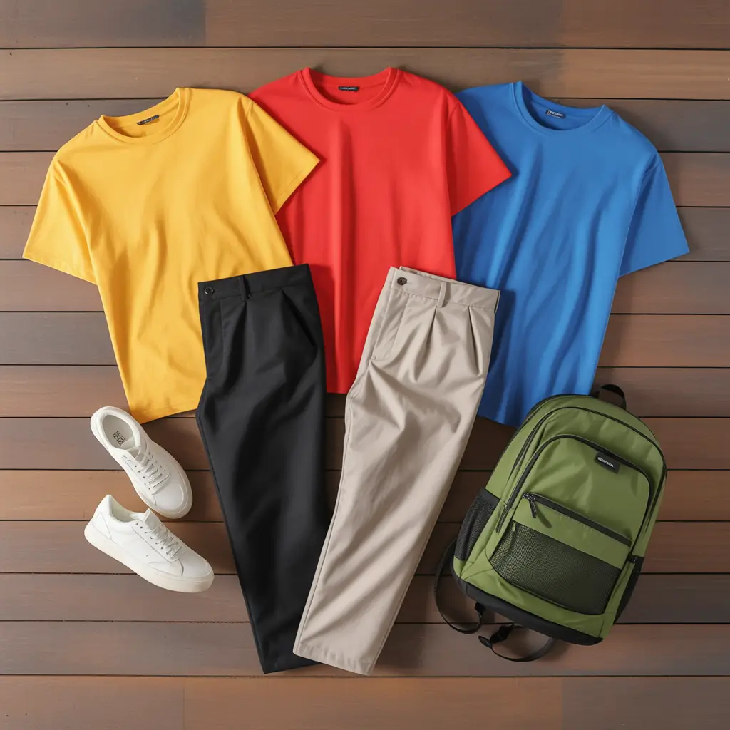Bold Color-Block Back to School Outfits