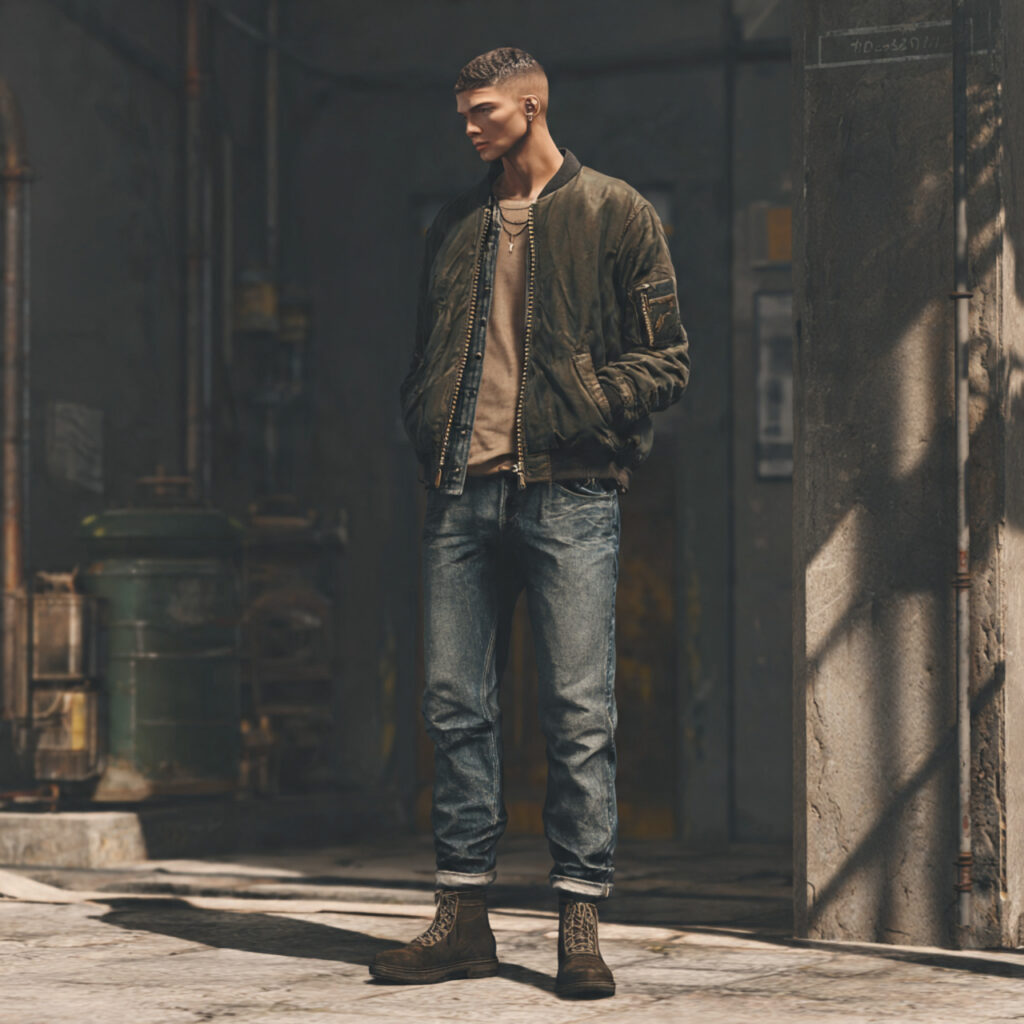 Bomber Jackets for Clean Grunge Outfit Ideas