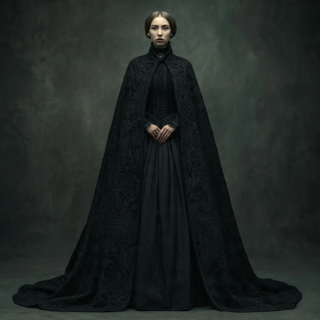 Capes and Cloaks in Trad Goth Outfits