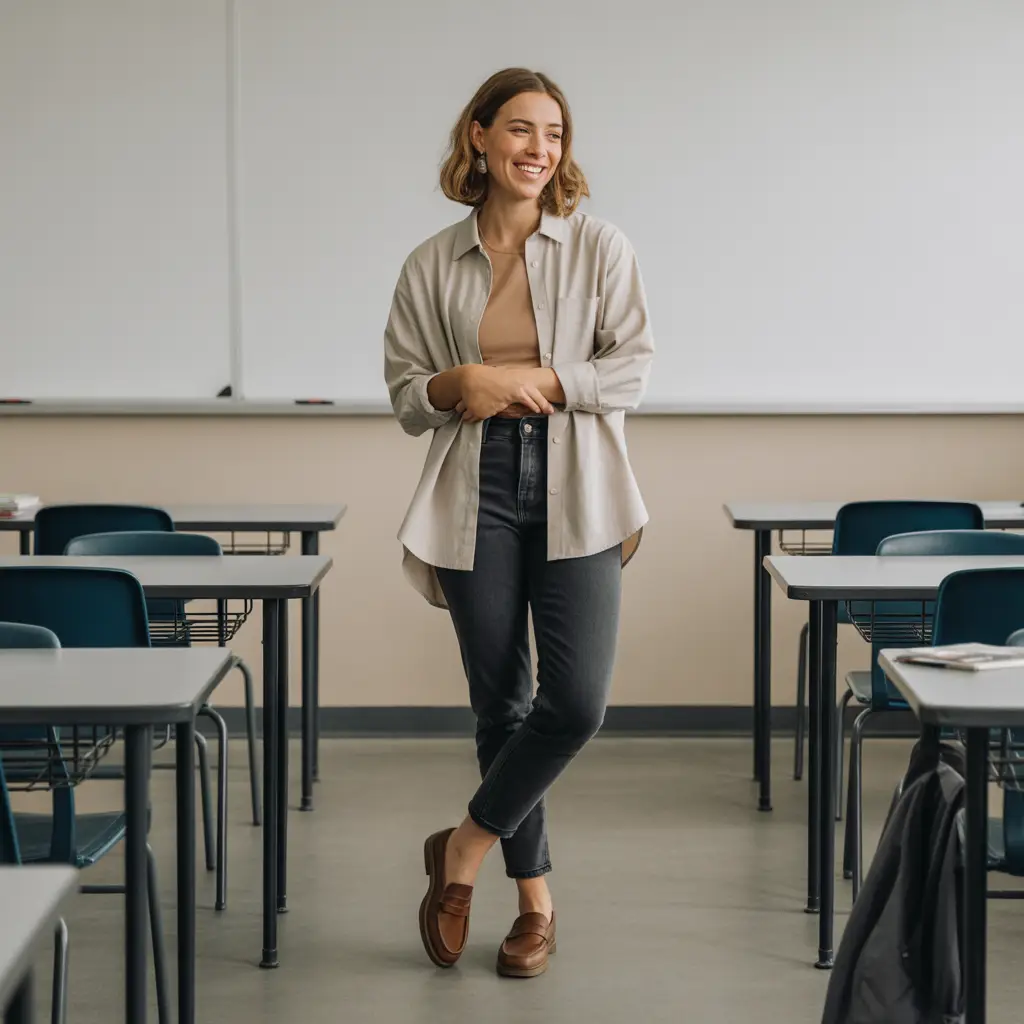 Casual Friday Overshirt and Slim Jeans