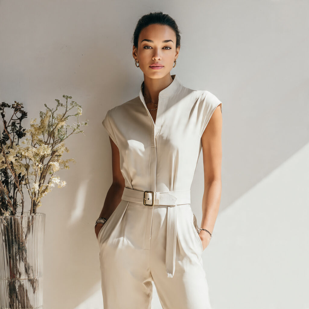 Chic Jumpsuit With Defined Waist