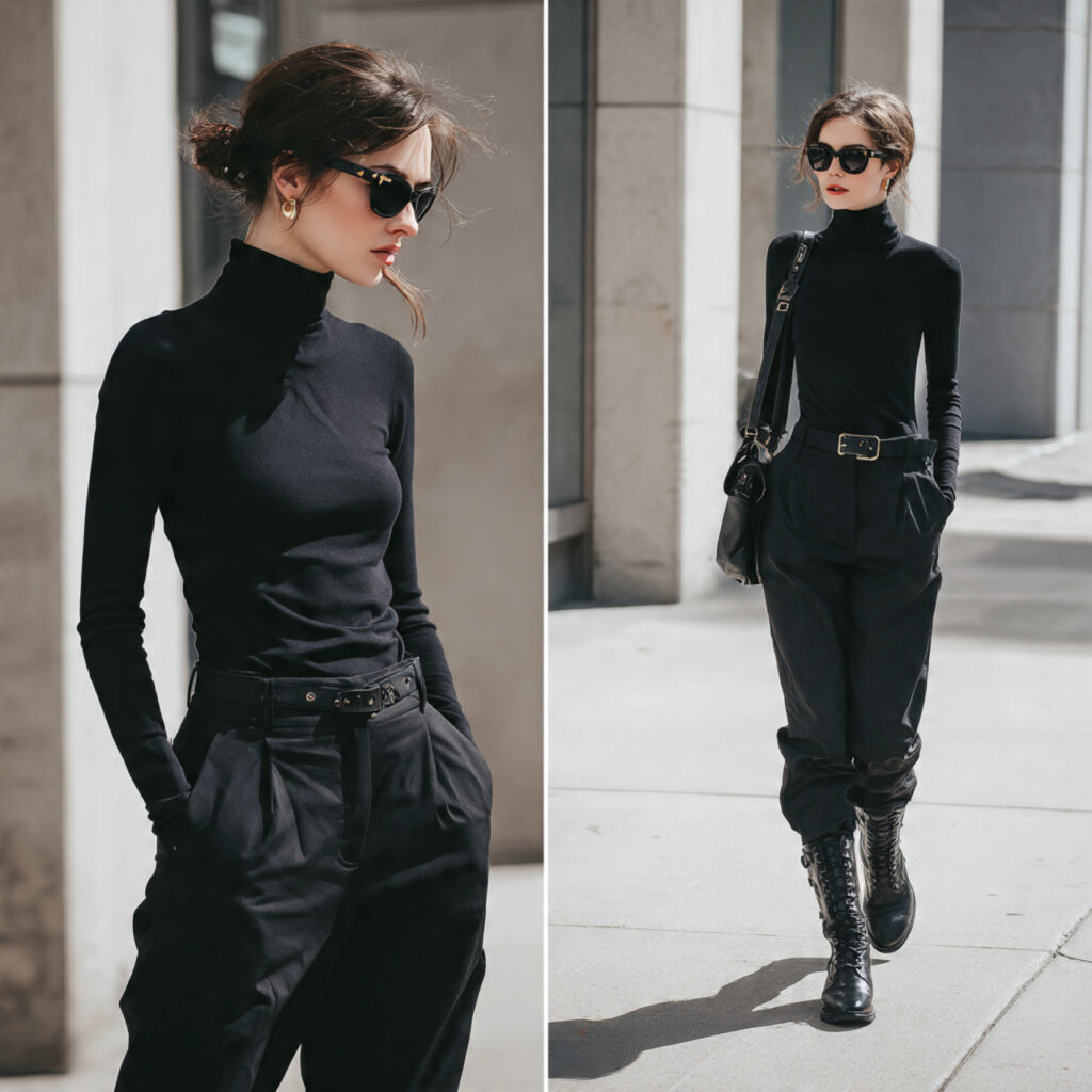 Chic Outfit Ideas Using All-Black Outfits