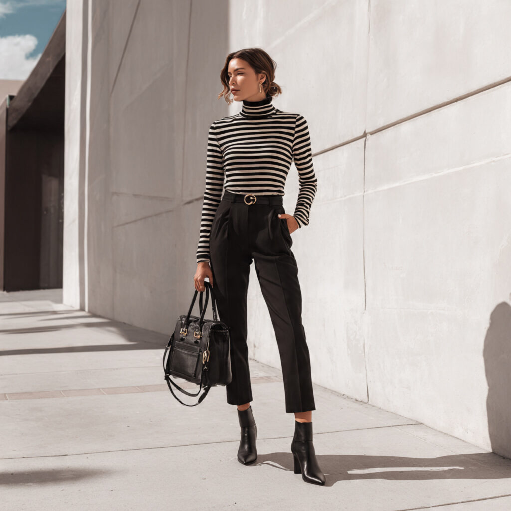Chic Outfit Ideas Using Stripes