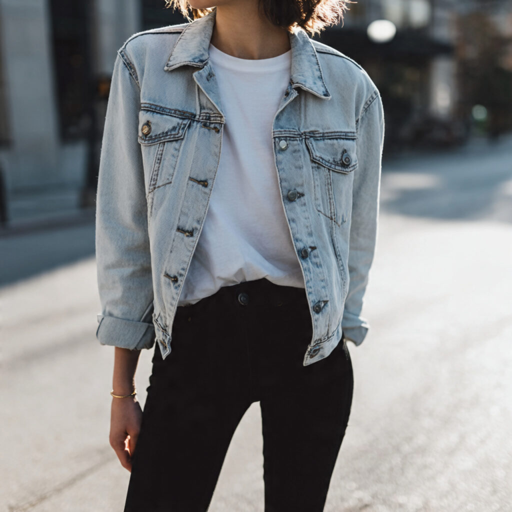 Chic Outfit Ideas With Clean Denim Jackets