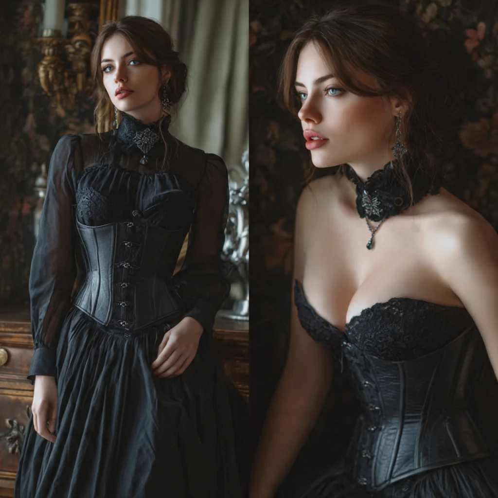 Corsets for a Timeless Trad Goth Outfit