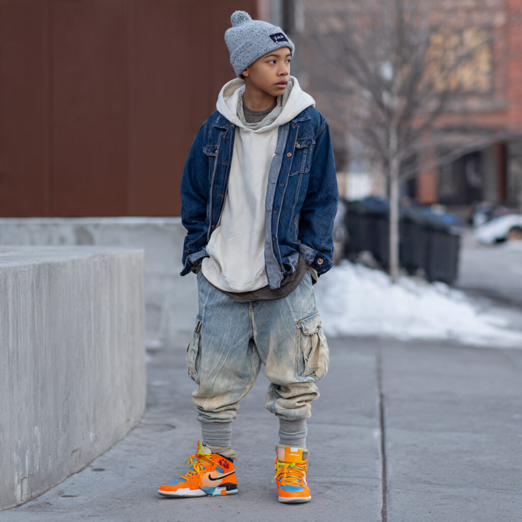27 Trendy Winter Outfits for Teens: Layering, Color & Comfort 2 Cozy Streetwear Layering Idea