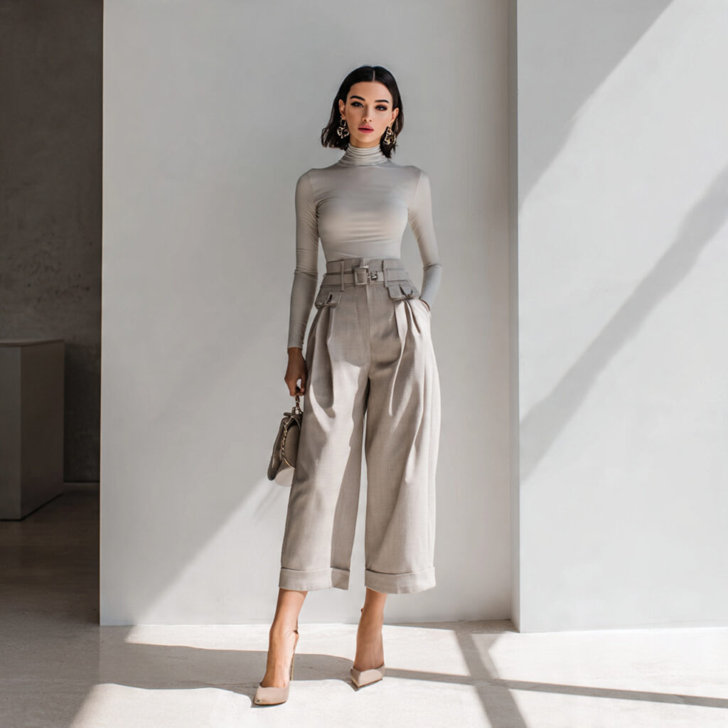 Culottes with Fitted Top