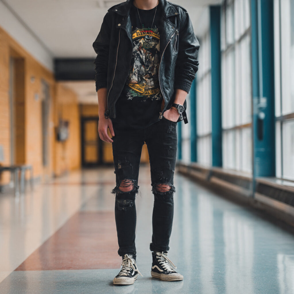 Edgy School Outfit Ideas