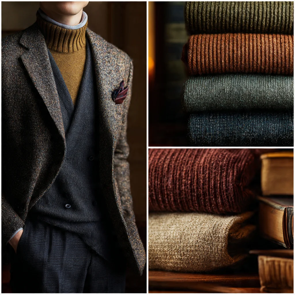 Fall Business Casual Outfits Highlighting Texture