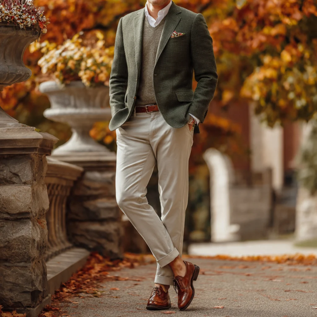 Fall Business Casual Outfits in Earth Tones