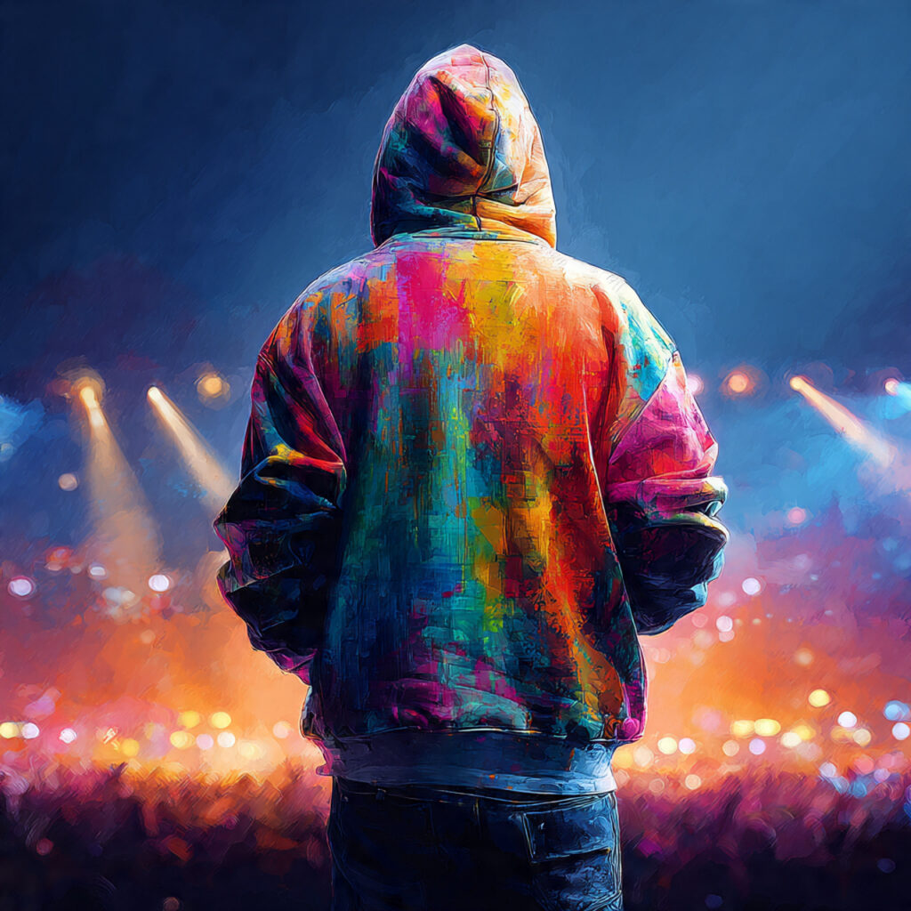 22 Best Rock Concert Outfit Looks for Maximum Impact 14 Graphic Hoodie Rock Concert Outfit Looks