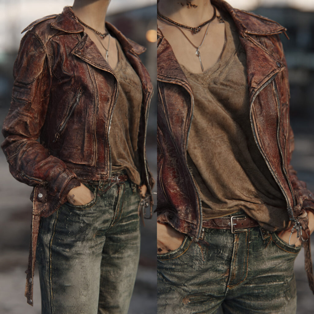 Leather Jackets in Sharp Grunge Outfit Ideas