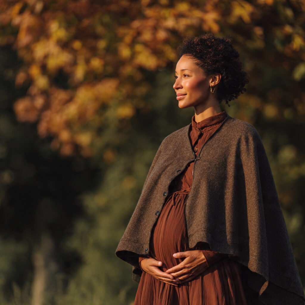 20 Trendy Cute Maternity Outfit Ideas to Stay Stylish and Comfortable 19 Maternity Capes and Ponchos