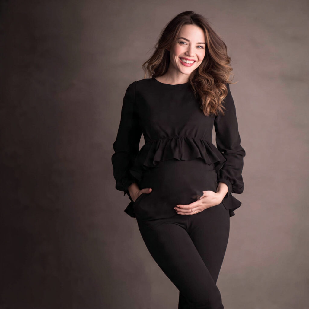 20 Trendy Cute Maternity Outfit Ideas to Stay Stylish and Comfortable 12 Maternity Peplum Tops