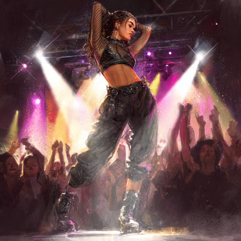 22 Best Rock Concert Outfit Looks for Maximum Impact 9 Mesh Top Rock Concert Outfit Looks