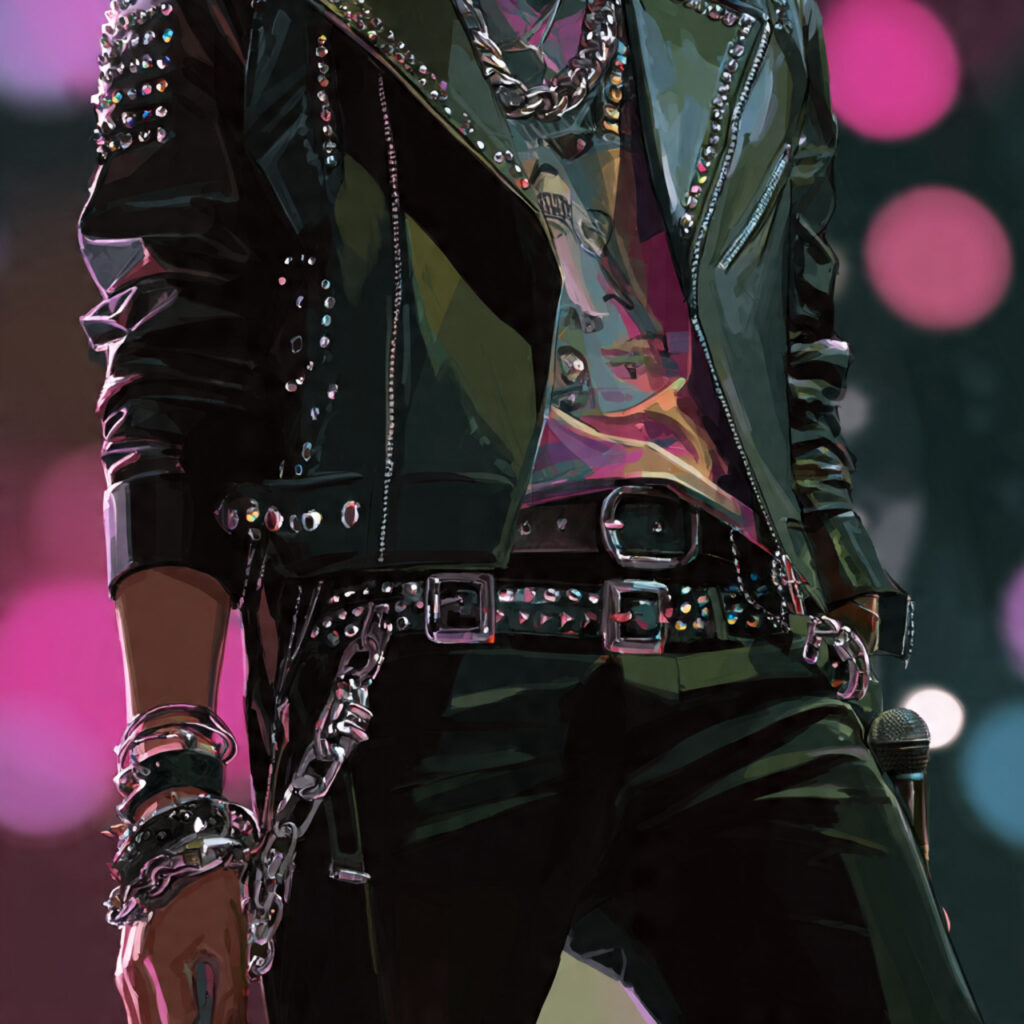 22 Best Rock Concert Outfit Looks for Maximum Impact 7 Metallic Accent Rock Concert Outfit Looks