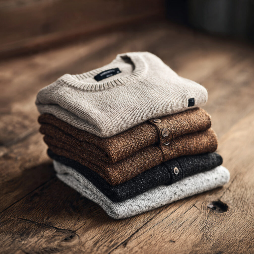 Minimalist Knitwear for Subtle Authority